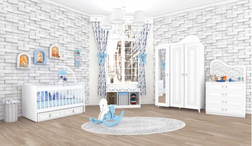 27122 Helen Bebek Odası Takımı 27122 Helen Bebek Odası Takımı
