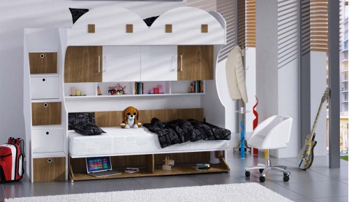 17120 Gizli Dünyam Dublex 2 Genç Odası Takımı 17120 Gizli Dünyam Dublex 2 Genç Odası Takımı