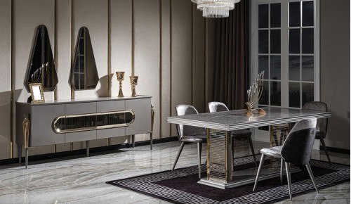 Lüx Mimoza Yemek Odası Takımı Lüx Mimoza Yemek Odası Takımı